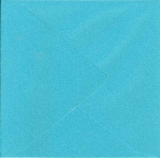 Picture of ENVELOPES 160X160 SQUARE METALLIC TURQUOISE - 6 PACK